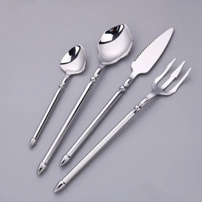 Luxe Bestekset - Tijdloos Design - Elegante Diners Versterken-Cutlery Sets-De Bazelaar