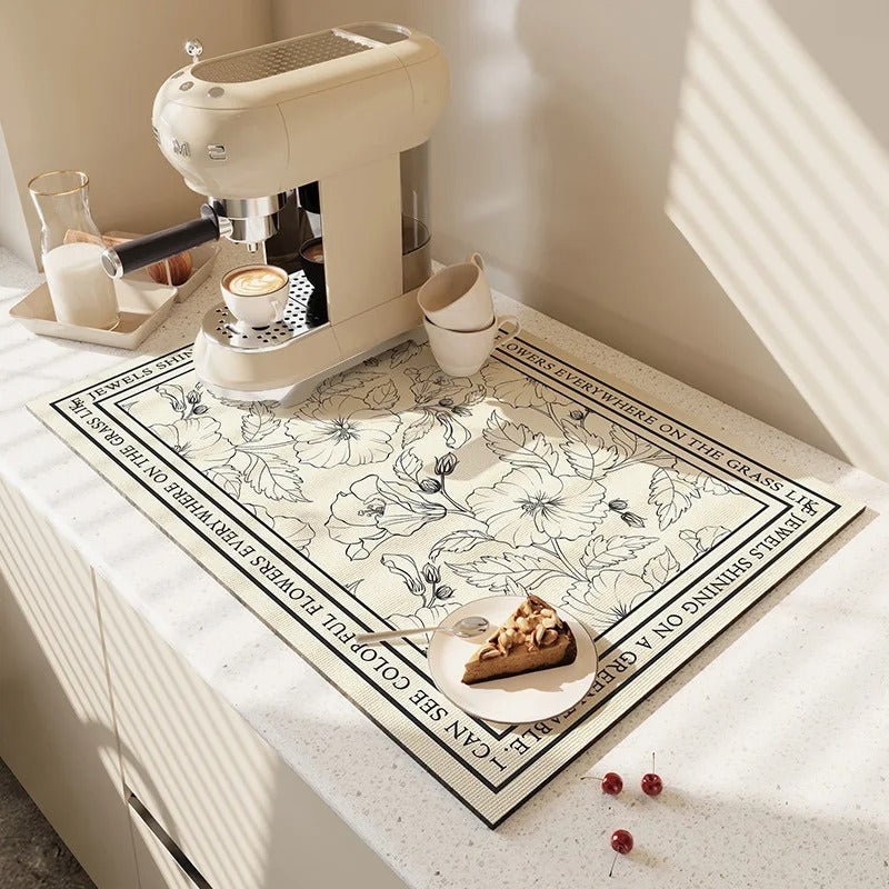 Super Absorberende Keukenmat - Groot - Sneldrogend - Ideaal voor Afvoer-Tableware & Dining Accessories-De Bazelaar