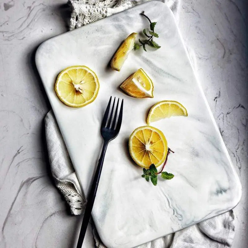 Marmeren Snijplank - Luxe Koken - Duurzaam en Stijlvol-Cutting & Serving Boards-De Bazelaar