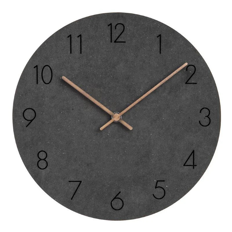 NordClock - Stille Scandinavische Wandklok - Minimalistisch Design-Wall Clocks-De Bazelaar