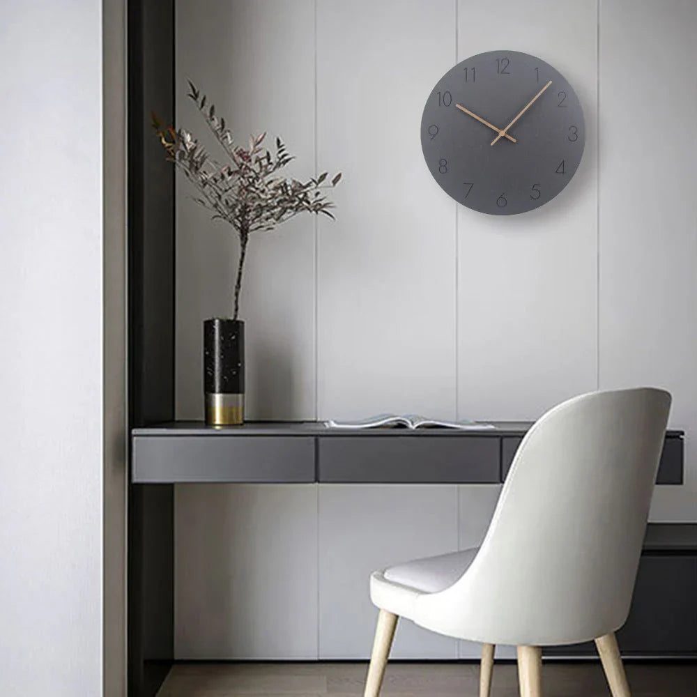 NordClock - Stille Scandinavische Wandklok - Minimalistisch Design-Wall Clocks-De Bazelaar