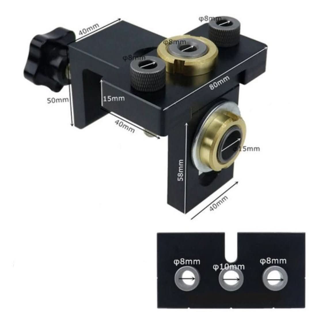 Precisie-Boorset | 3-in-1 Boorzoeker - #Precisie-Boorset | 3-in-1 BoorzoekerDe Bazelaar