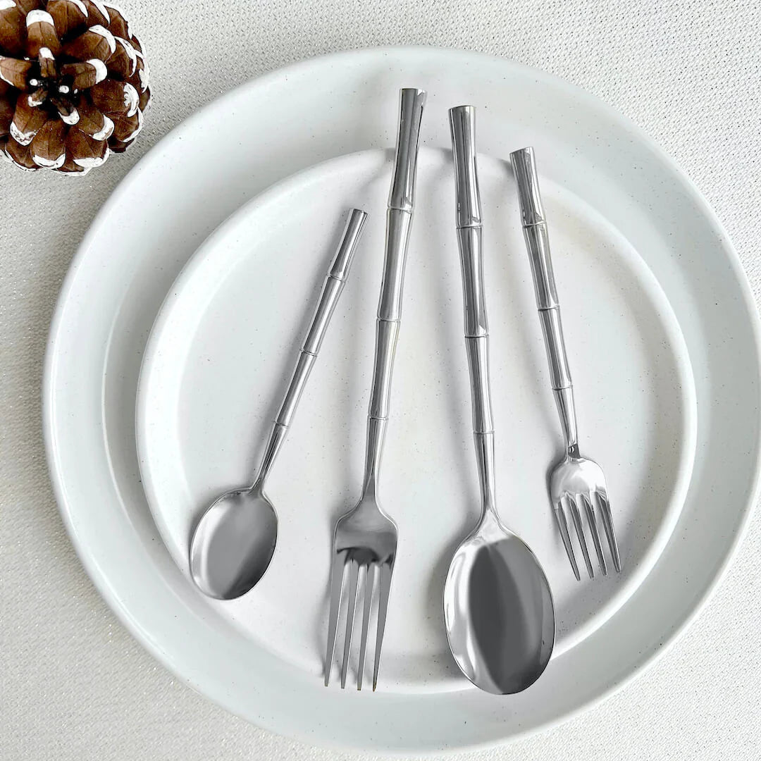 Premium Bestek Set - Modern Design - Duurzaam & Stijlvol-Cutlery Sets-De Bazelaar