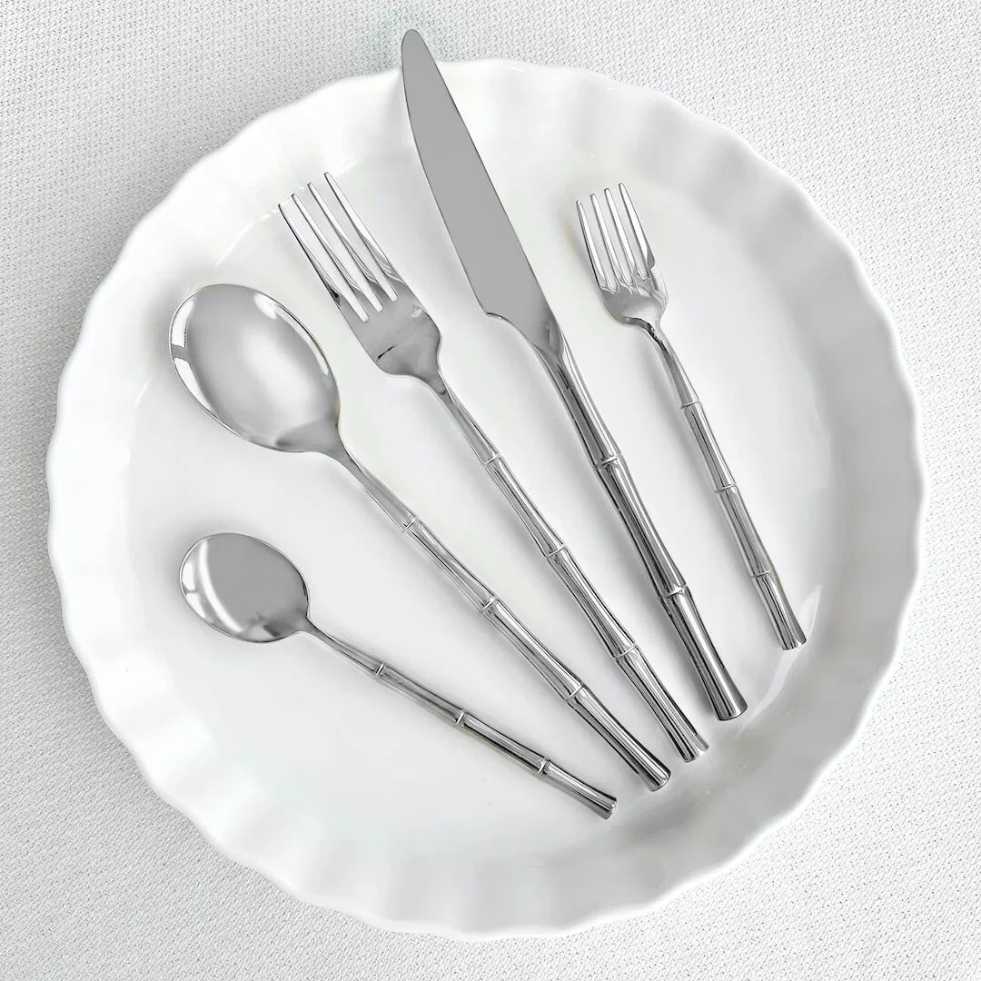 Premium Bestek Set - Modern Design - Duurzaam & Stijlvol-Cutlery Sets-De Bazelaar