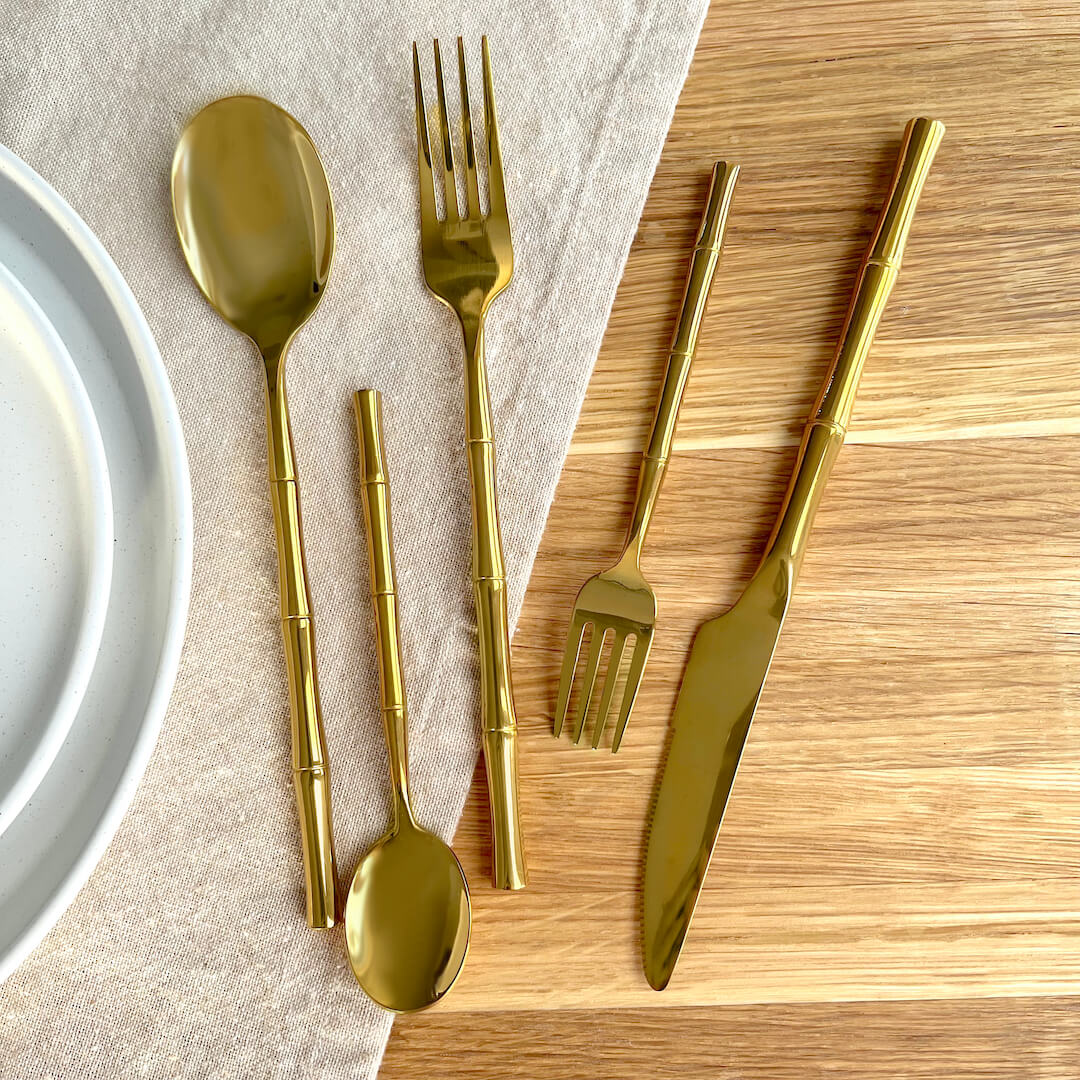 Premium Bestek Set - Modern Design - Duurzaam & Stijlvol-Cutlery Sets-De Bazelaar