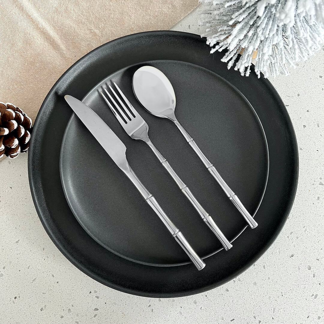 Premium Bestek Set - Modern Design - Duurzaam & Stijlvol-Cutlery Sets-De Bazelaar