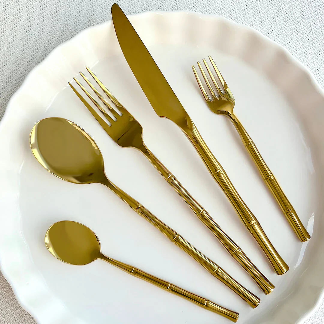 Premium Bestek Set - Modern Design - Duurzaam & Stijlvol-Cutlery Sets-De Bazelaar
