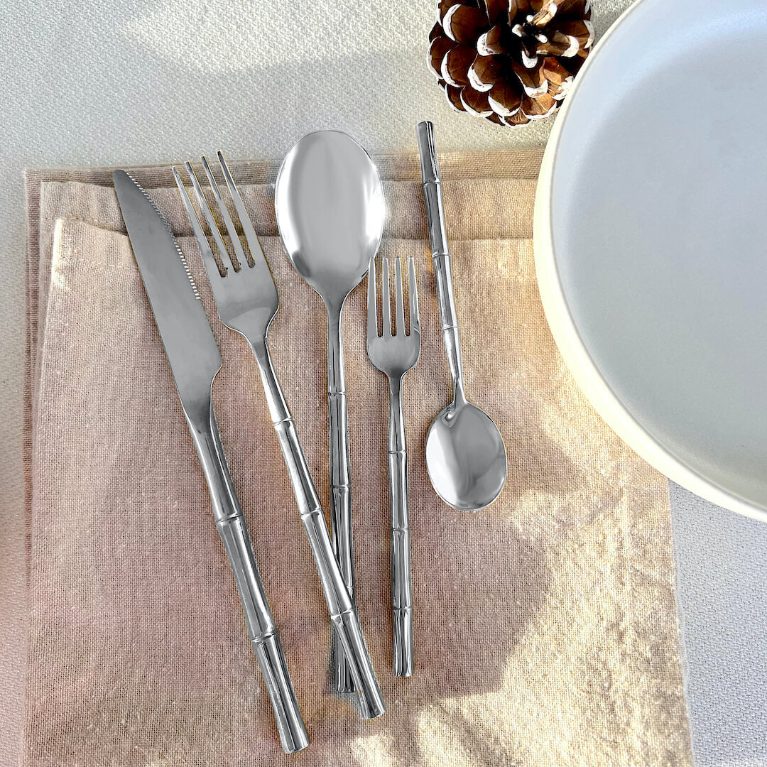 Premium Bestek Set - Modern Design - Duurzaam & Stijlvol-Cutlery Sets-De Bazelaar