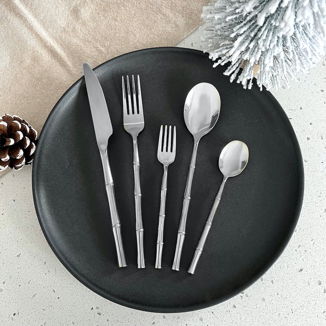 Premium Bestek Set - Modern Design - Duurzaam & Stijlvol-Cutlery Sets-De Bazelaar