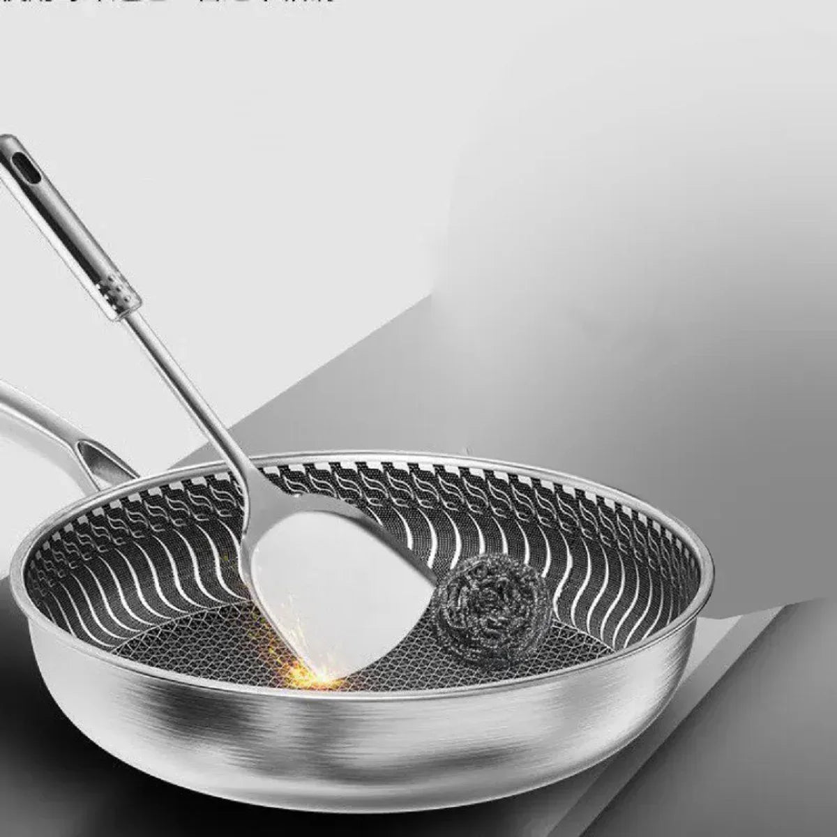 Premium Roestvrij Stalen Wok - Anti-aanbak voor Perfect Roerbakken-Cookware-De Bazelaar