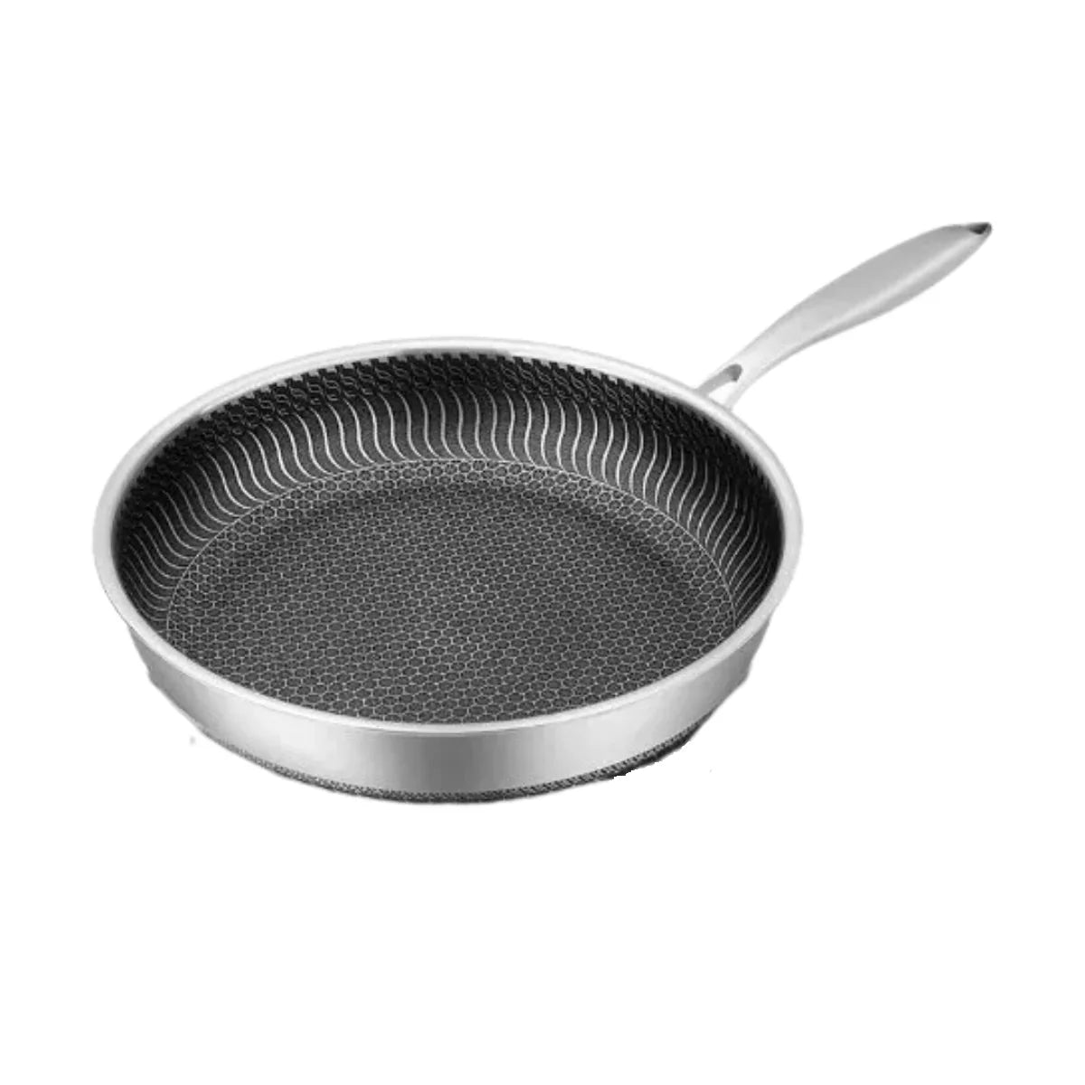Premium Roestvrij Stalen Wok - Anti-aanbak voor Perfect Roerbakken-Cookware-De Bazelaar
