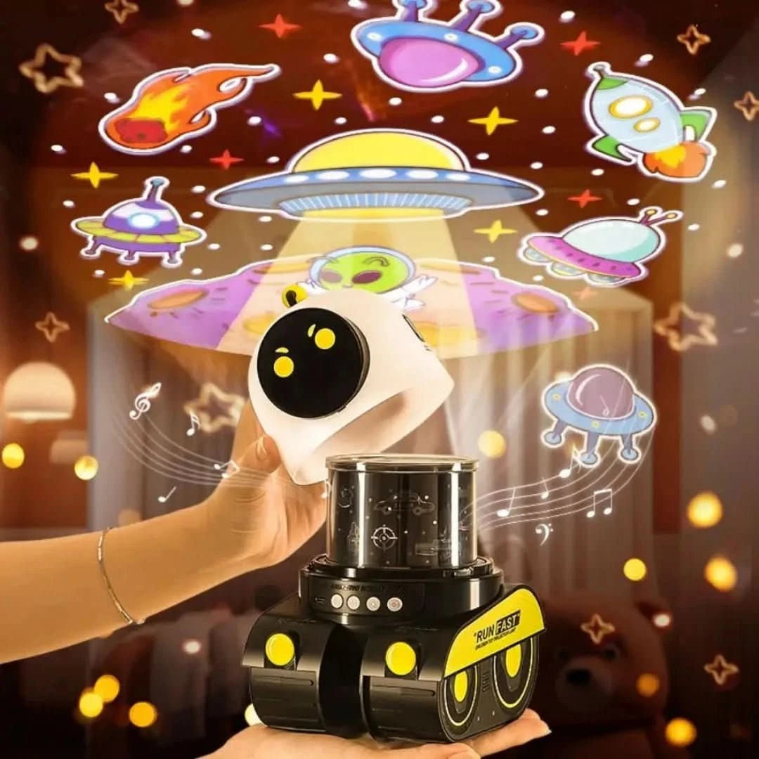 Robot Sterrennacht | Projectielamp & luidspreker - #Robot Sterrennacht | Projectielamp & luidsprekerDe Bazelaar