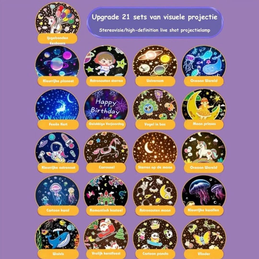 Robot Sterrennacht | Projectielamp & luidspreker - #Robot Sterrennacht | Projectielamp & luidsprekerDe Bazelaar