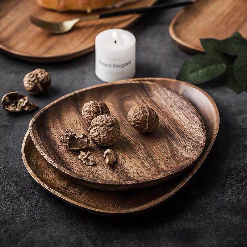 Koninklijke Acaciahouten Serveertray - Stijlvol - Duurzaam - Perfect voor Feesten-Cutting & Serving Boards-De Bazelaar