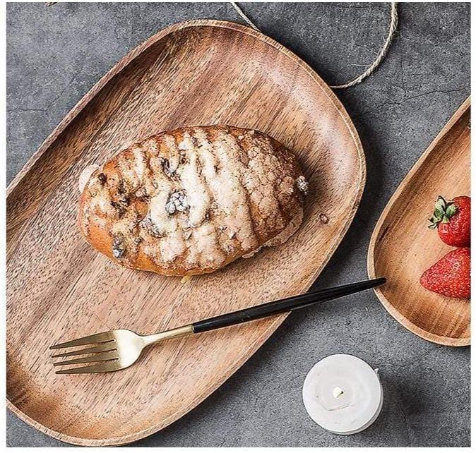 Koninklijke Acaciahouten Serveertray - Stijlvol - Duurzaam - Perfect voor Feesten-Cutting & Serving Boards-De Bazelaar