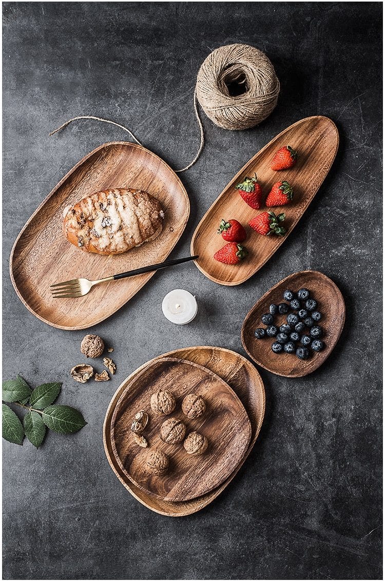 Koninklijke Acaciahouten Serveertray - Stijlvol - Duurzaam - Perfect voor Feesten-Cutting & Serving Boards-De Bazelaar