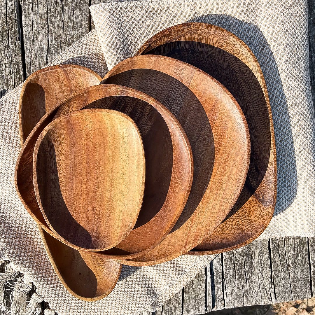Koninklijke Acaciahouten Serveertray - Stijlvol - Duurzaam - Perfect voor Feesten-Cutting & Serving Boards-De Bazelaar