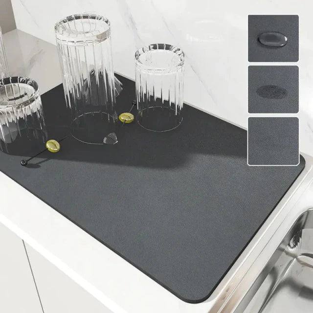 Super Absorberende Keukenmat - Groot - Sneldrogend - Ideaal voor Afvoer-Tableware & Dining Accessories-De Bazelaar