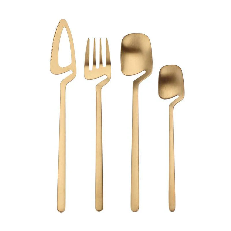Luxe RVS Skeleton Bestekset - Eigentijds Ontwerp - Unieke Kracht-Cutlery Sets-De Bazelaar