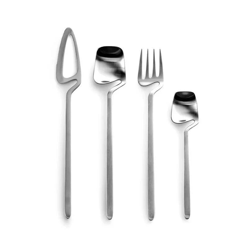 Luxe RVS Skeleton Bestekset - Eigentijds Ontwerp - Unieke Kracht-Cutlery Sets-De Bazelaar