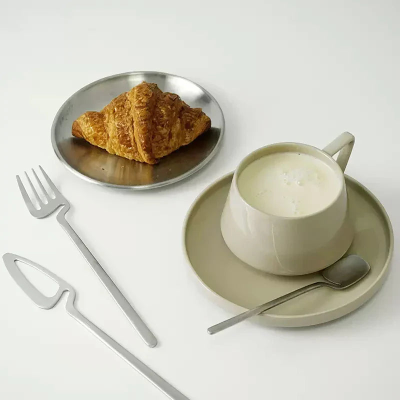 Luxe RVS Skeleton Bestekset - Eigentijds Ontwerp - Unieke Kracht-Cutlery Sets-De Bazelaar