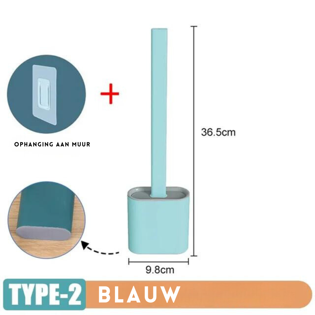 Deep Brush | Siliconen Toiletborstel - | De Bazelaar