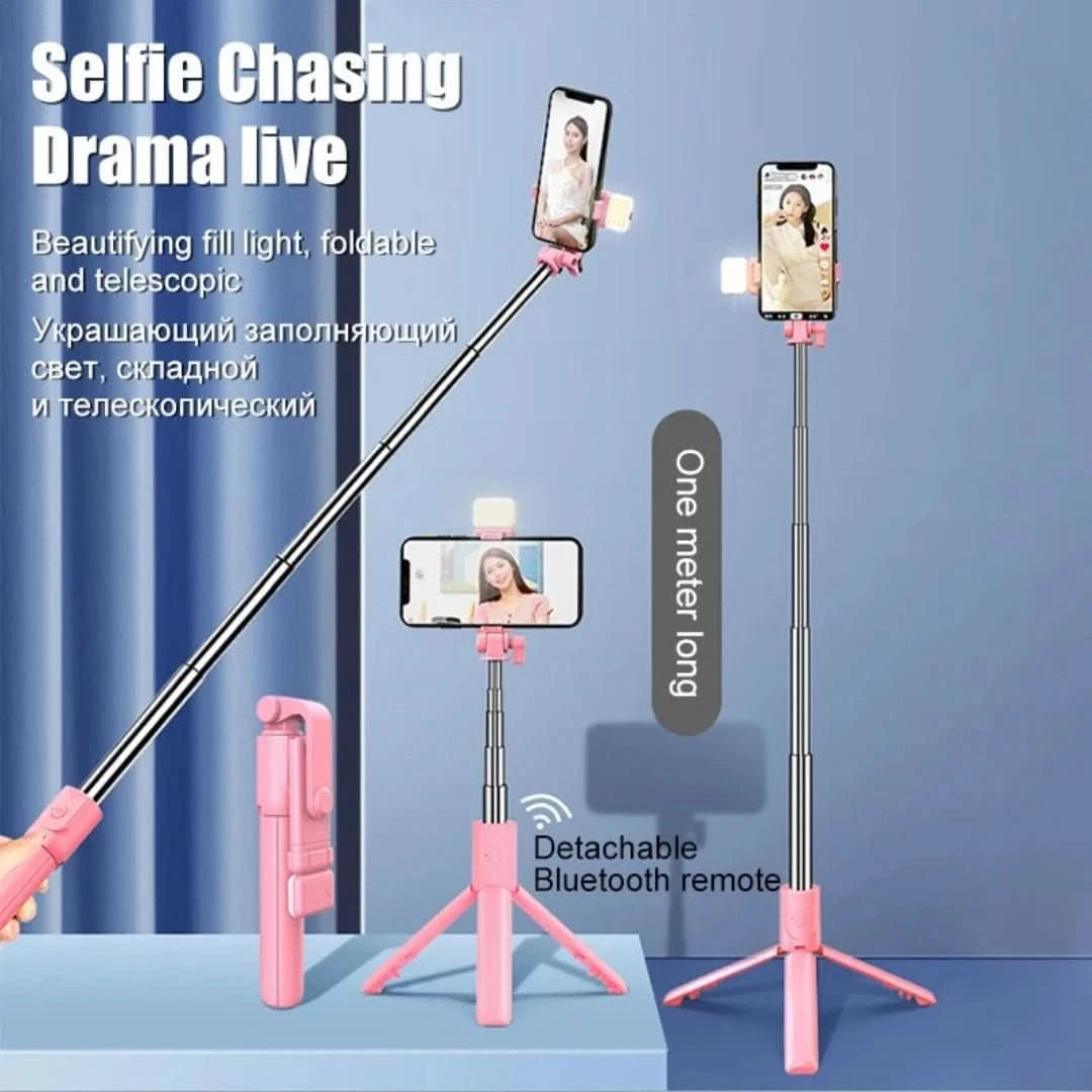 Selfiestick | 6-in-1 Draadloze Bluetooth - #Selfiestick | 6-in-1 Draadloze BluetoothDe Bazelaar
