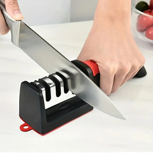 SharpPro - Professionele 4-Fasen Messenslijper - Perfecte Snijdkracht - Eenvoudig in Gebruik-Kitchen Tools and Accessories-De Bazelaar