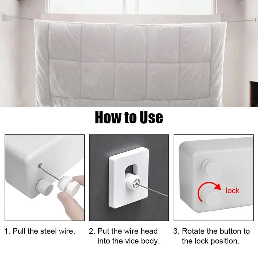 Uittrekbare Waslijn | Efficiënt en Ruimtebesparend! - #Uittrekbare Waslijn | Efficiënt en Ruimtebesparend!De Bazelaar