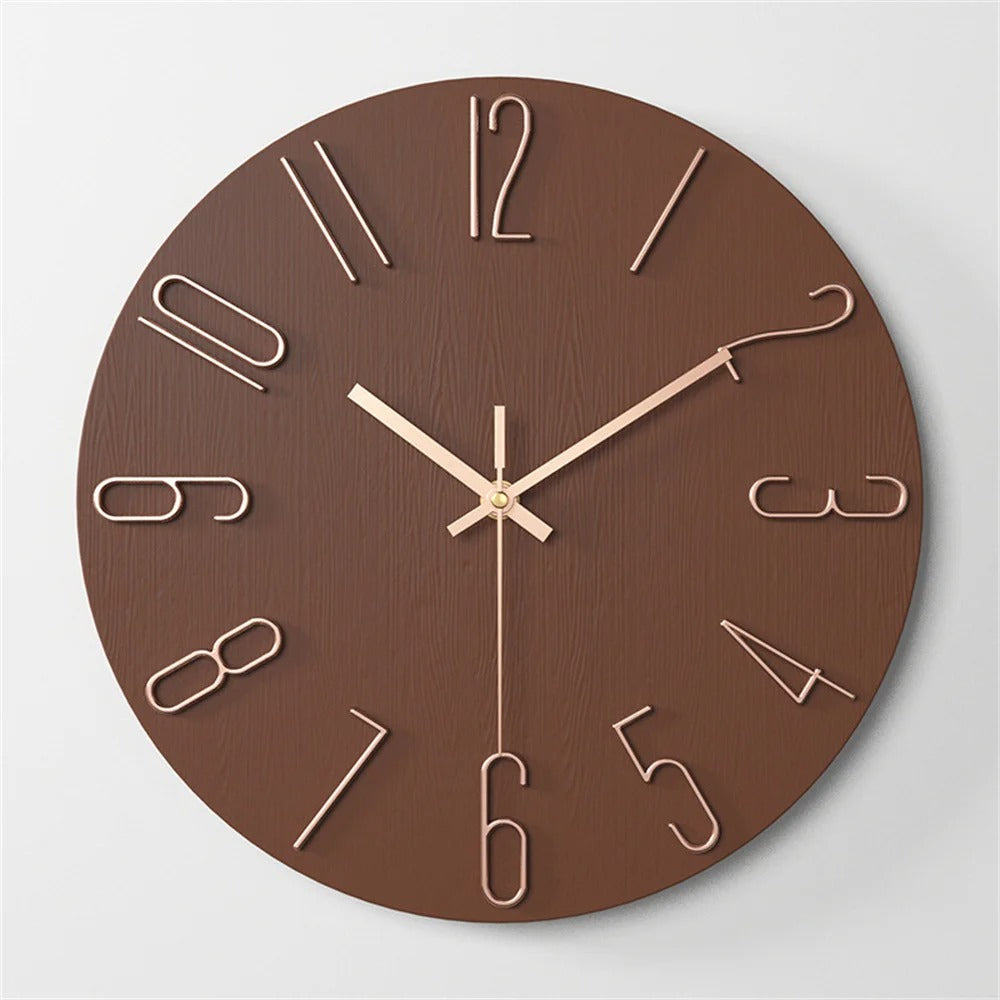 Moderne Minimalistische Wandklok - Stijlvol - Functioneel - Tijdloos Design-Wall Clocks-De Bazelaar