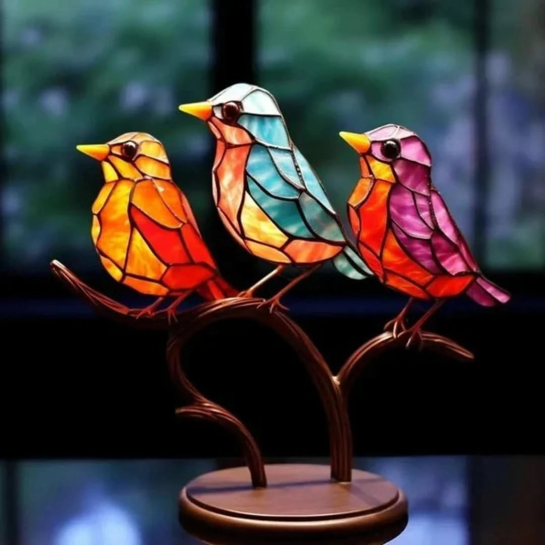 Vogelkunst | Gebrandschilderd - #Vogelkunst | GebrandschilderdDe Bazelaar