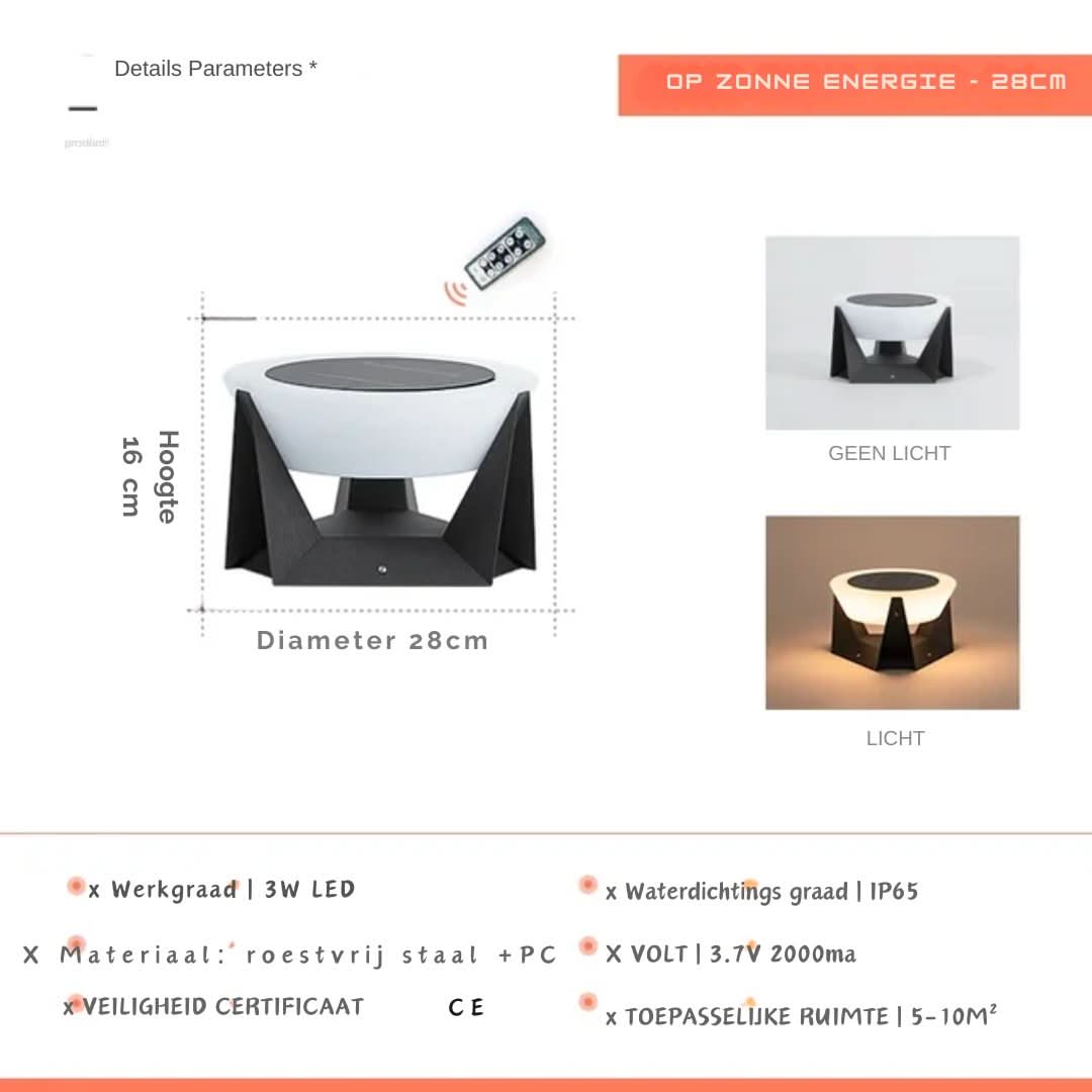 VZVI Landingslicht | Werkt Op Zonne Energie - #VZVI Landingslicht | Werkt Op Zonne EnergieDe Bazelaar