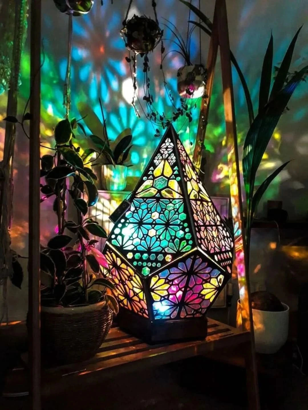 Kleurrijke Vloerlamp | Boheems Licht