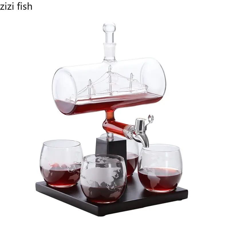 Zeilboot Decanter | Vorm Glas Whisky Fles