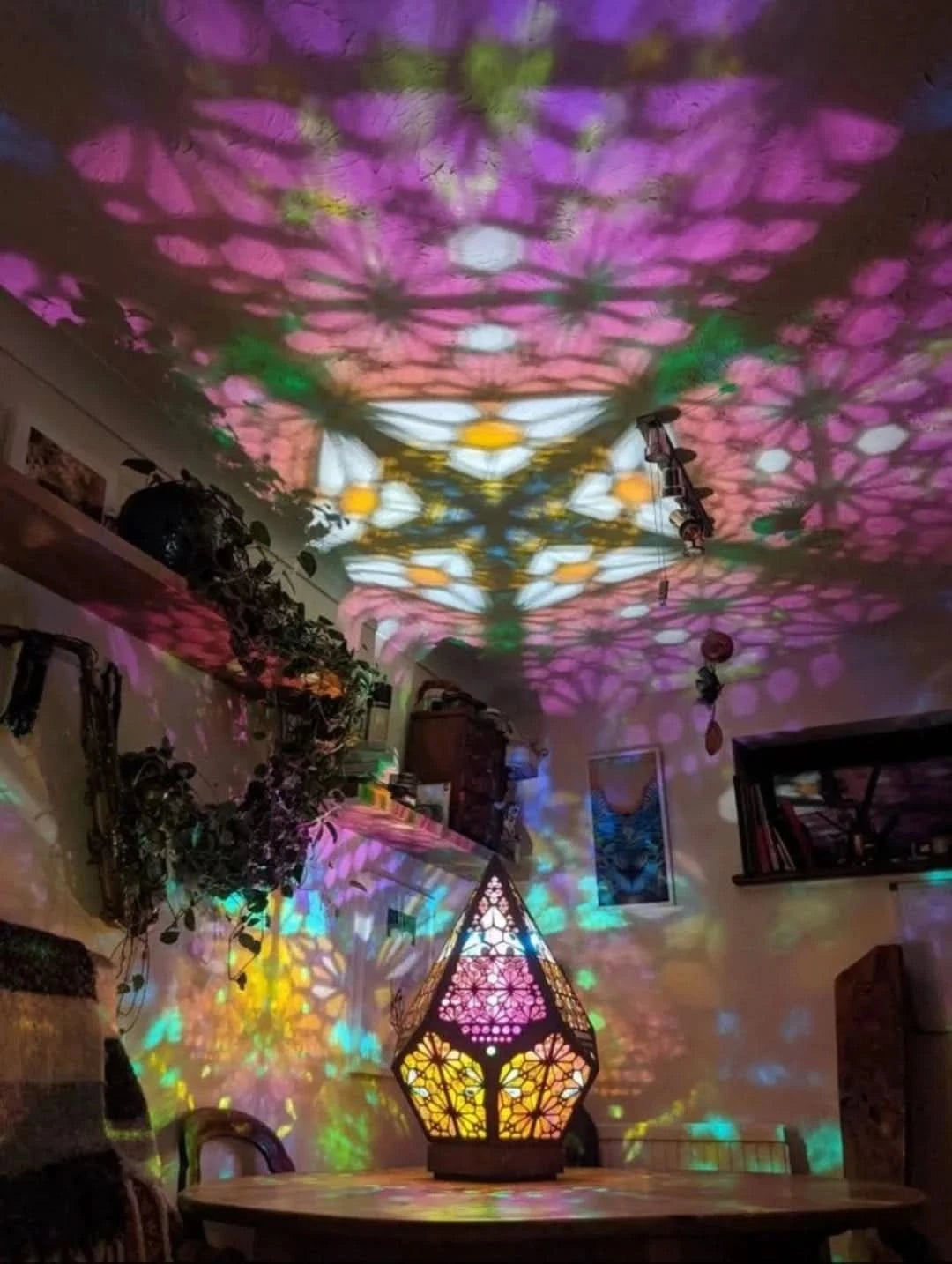Kleurrijke Vloerlamp | Boheems Licht