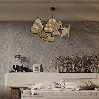 Bamboe Rattan Hanglamp - Duurzame Stijl voor Elk Interieur-light decor-De Bazelaar