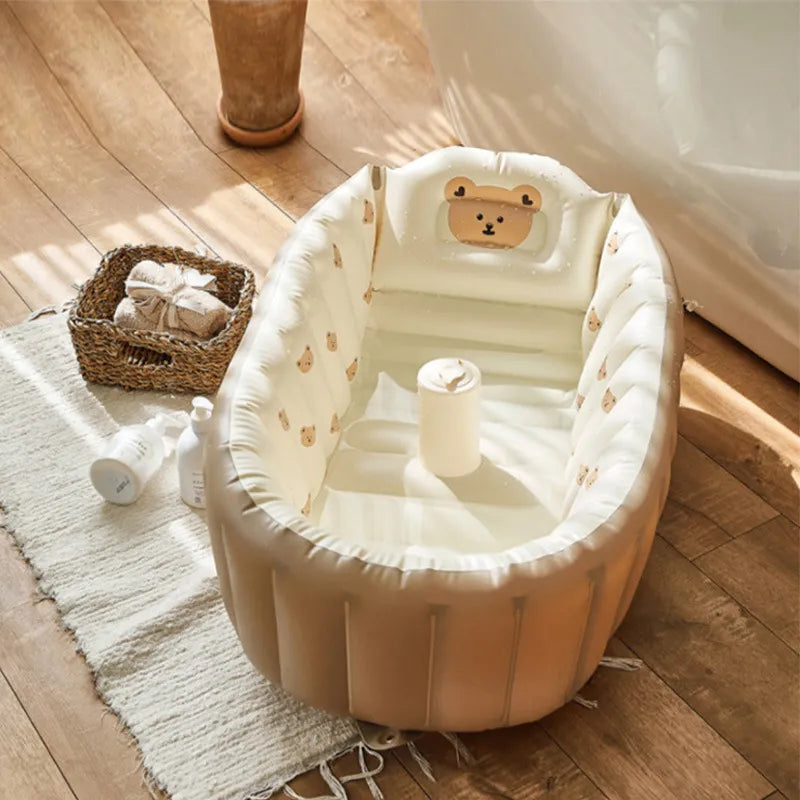 BabyBath Pro - Draagbaar - Opblaasbaar - Ultiem Badplezier-Baby bath-De Bazelaar