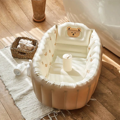 BabyBath Pro - Draagbaar - Opblaasbaar - Ultiem Badplezier-Baby bath-De Bazelaar