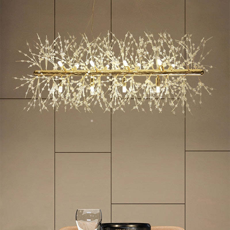 LED Hanglamp Luna - Elegant Witte & Gouden Design-light decor-De Bazelaar