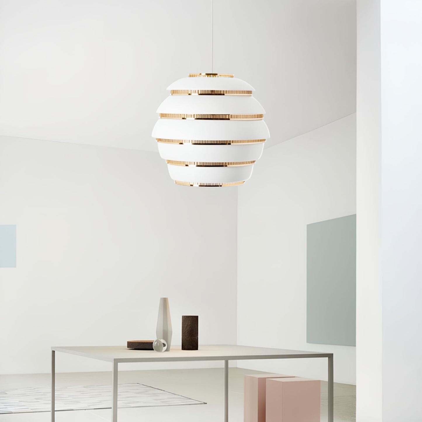 Minimalistische Plafondlamp met Diffuus Licht-light decor-De Bazelaar
