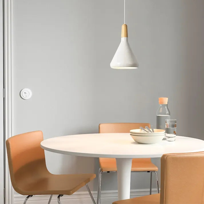 Conische Metalen Hanglamp Macaron - Minimalistisch en Stijlvol Description:-light decor-De Bazelaar