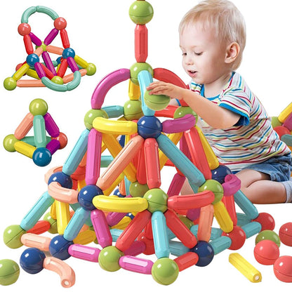 Magnetische Speelgoed Bouwset - Educatieve Creatief Spelen-Kind-De Bazelaar