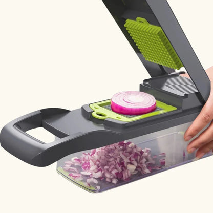 Multifunctionele Groentesnijder Set - 10-delige Snijset voor Efficiënt Koken-Kitchen Tools and Accessories-De Bazelaar