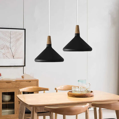 Conische Metalen Hanglamp Macaron - Minimalistisch en Stijlvol Description:-light decor-De Bazelaar