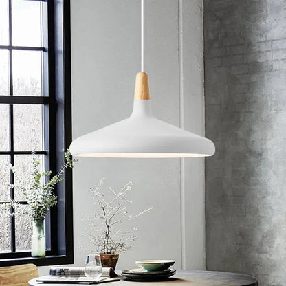 Conische Metalen Hanglamp Macaron - Minimalistisch en Stijlvol Description:-light decor-De Bazelaar
