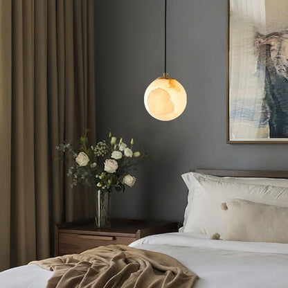 Luxe Albasten Hanglamp - Elegantie en Sfeervolle Verlichting