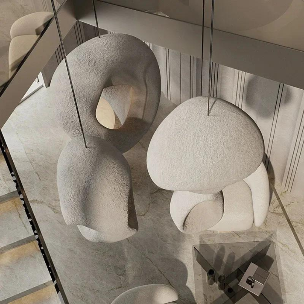 Hanglamp met Organische Stijl en Warm Licht-light decor-De Bazelaar