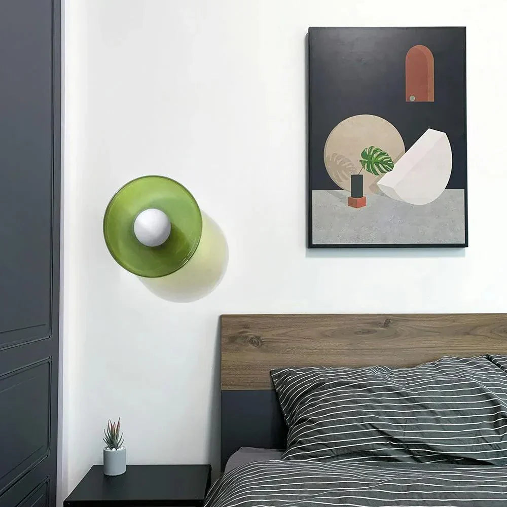 Olive Disc Wandlamp – Modern en Elegant Design-light decor-De Bazelaar