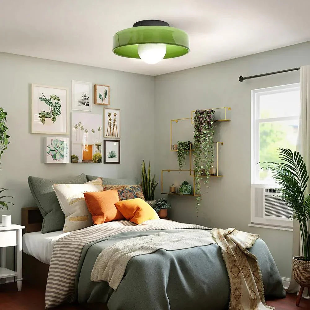 Olive Disc Wandlamp – Modern en Elegant Design-light decor-De Bazelaar