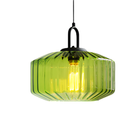 Retro Glazen Hanglamp in Nordic Loft-Stijl-light decor-De Bazelaar